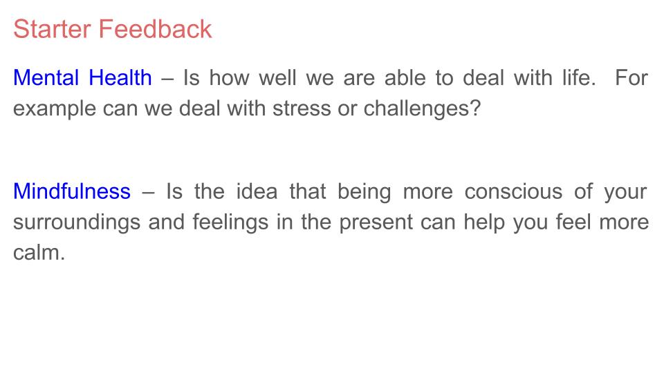 Mindfulness Tutorial