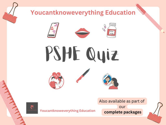 pshe quiz lesson ks3 ks4 end of term fun resource