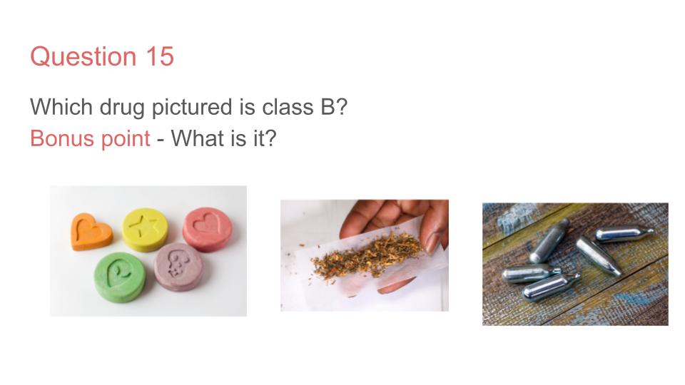 pshe quiz lesson ks3 ks4 end of term fun resource illegal drugs