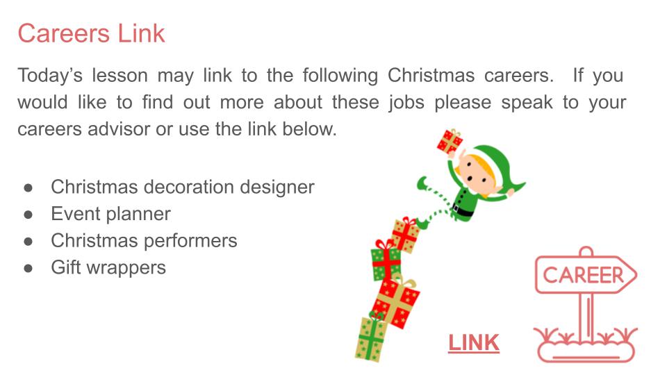 PSHE Christmas Lesson