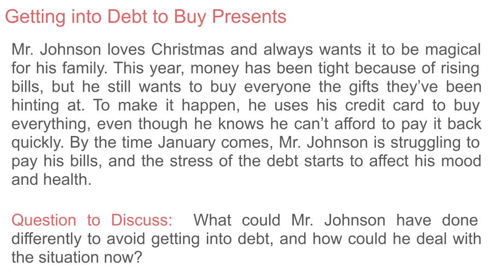 PSHE Christmas Lesson