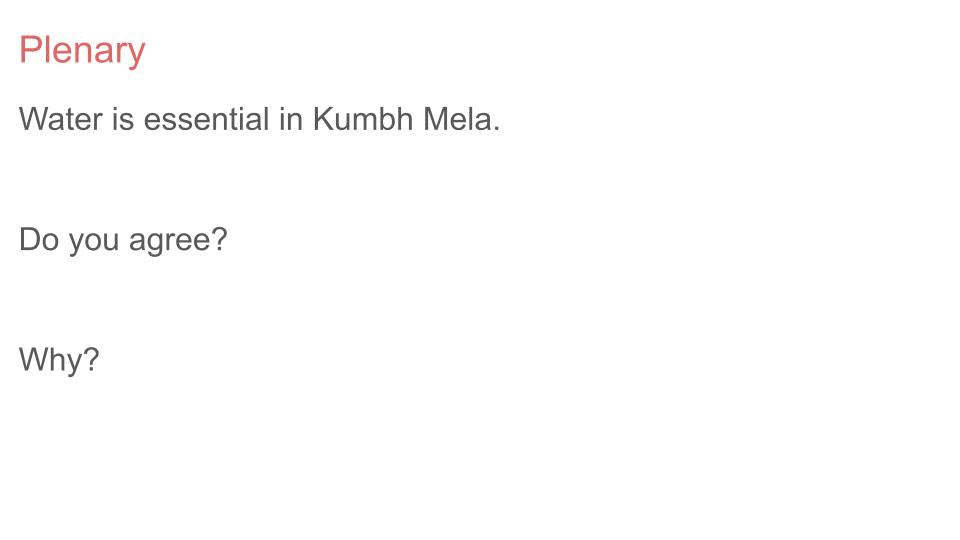 Hindu Pilgrimage - Kumbh Mela Lesson