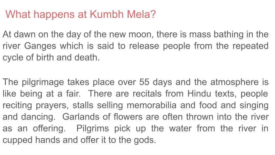 Hindu Pilgrimage - Kumbh Mela Lesson