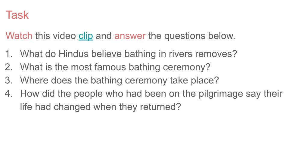 Hindu Pilgrimage - Kumbh Mela Lesson