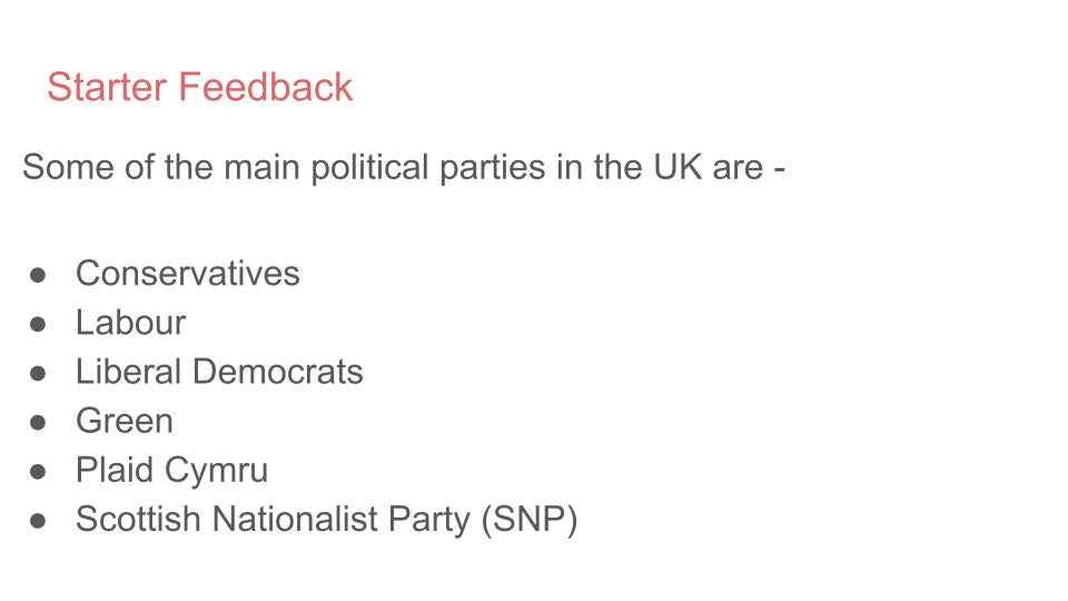 Political Parties Tutorial
