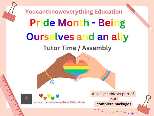 pride month being ourselves ally june 2025 tutor time assembly resource