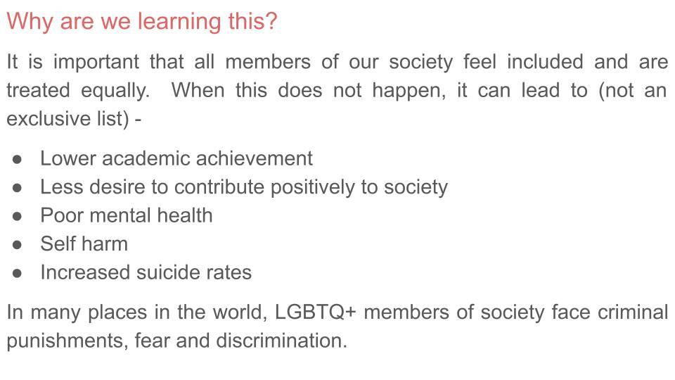 Pride Month Lesson