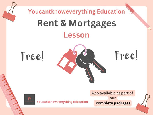 rent mortgage pshe lesson ks4 ks5 free