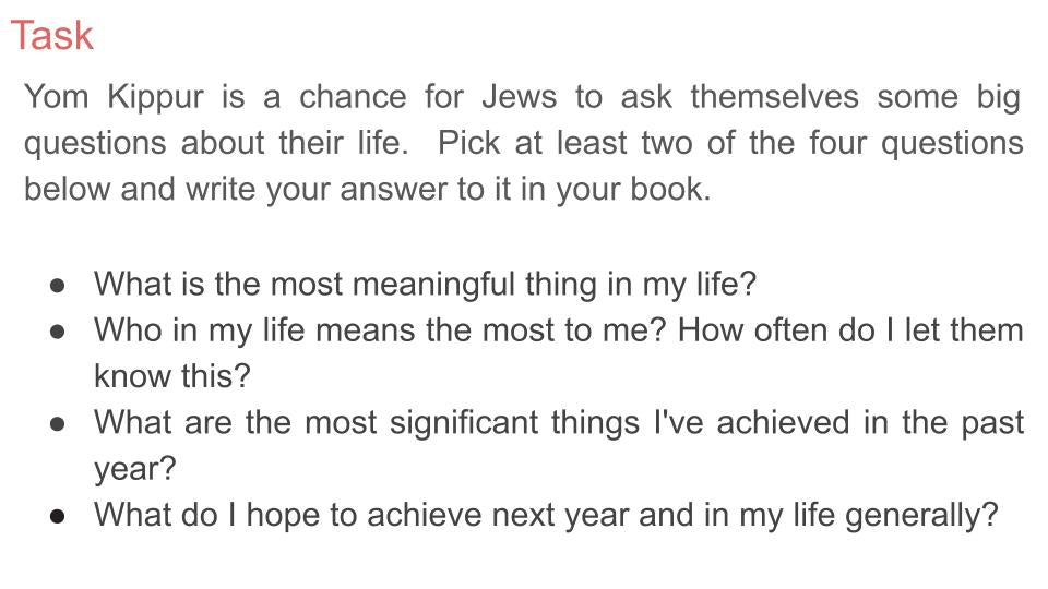 Rosh Hashanah
