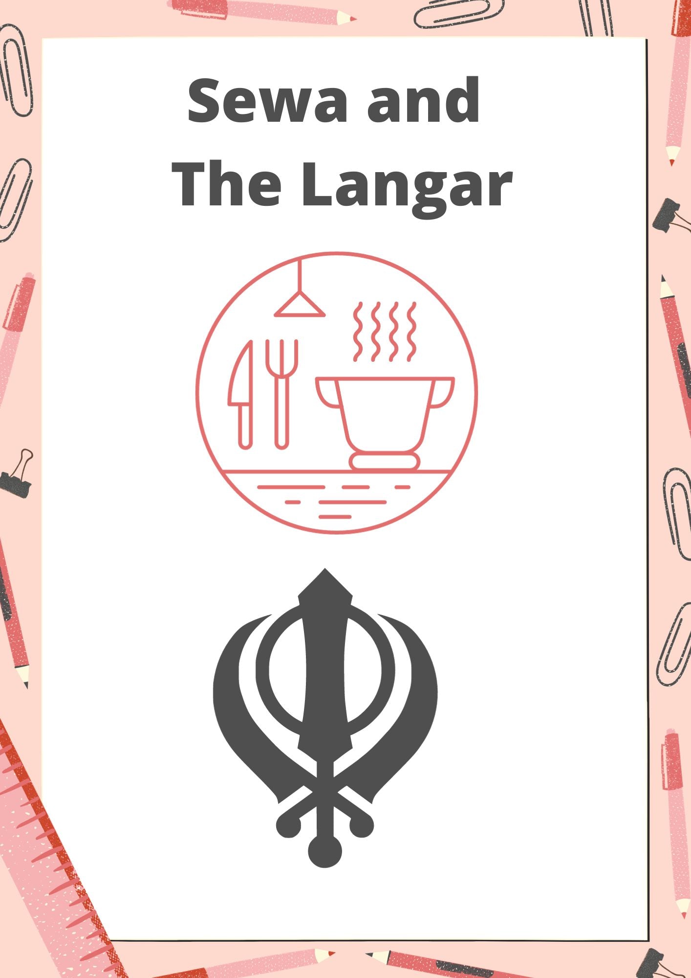 Sewa and The Langar
