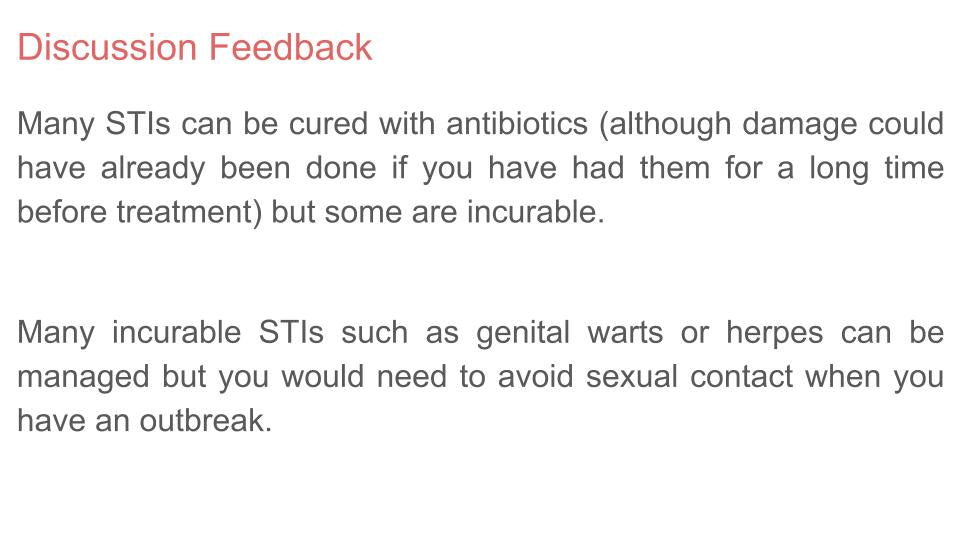 Sexual Health Clinics & STIs Tutorial