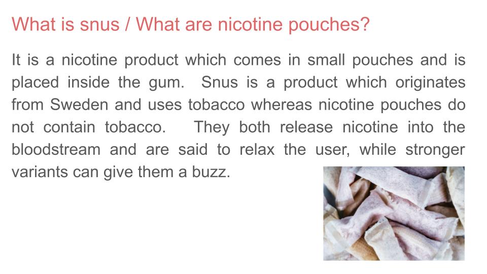 Snus / Nicotine Pouches Lesson or Tutorial