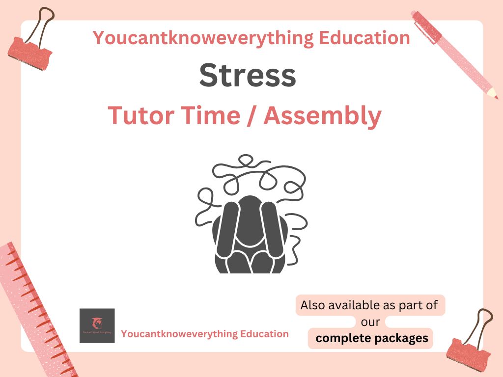 stress pshe tutor time form resource lesson