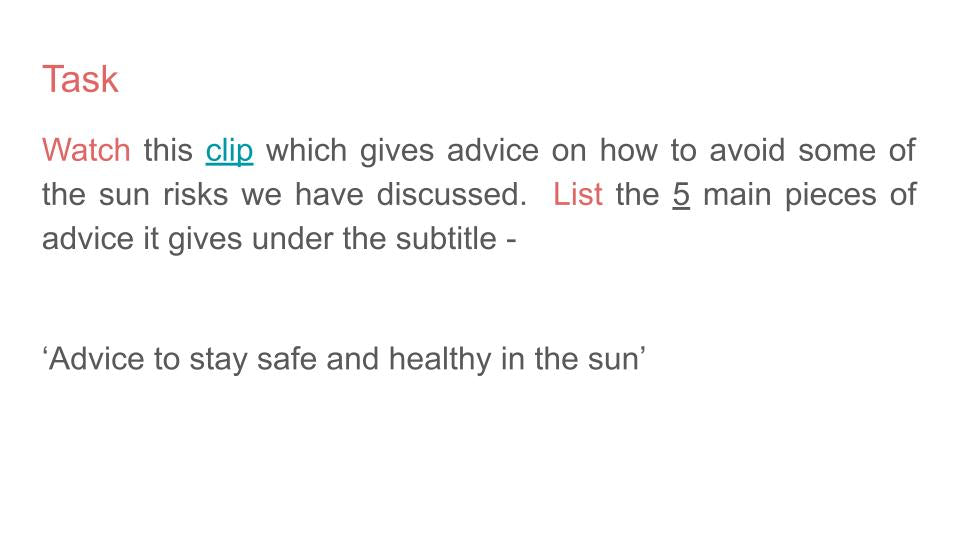 Summer Safety