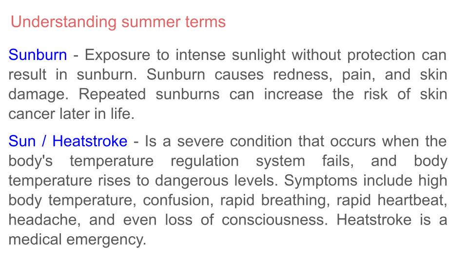 Summer Safety