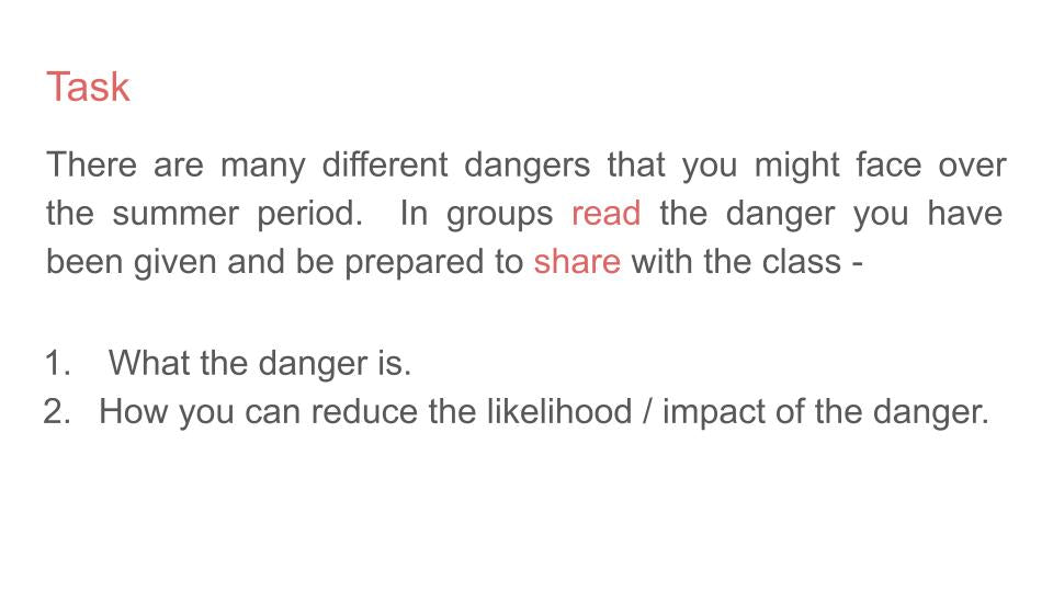 Summer Safety
