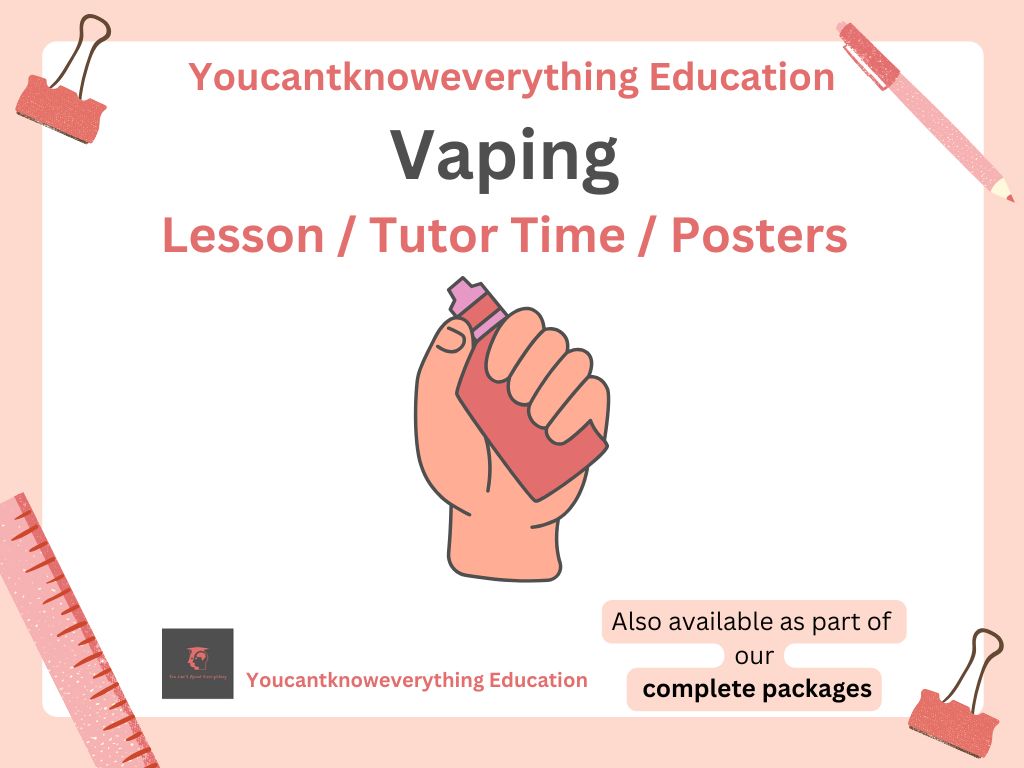 Vaping Lesson, Tutorial or Display – Youcantknoweverything Education
